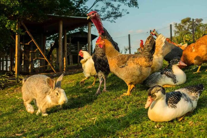 1834015795 featured image chickens on the farm grass