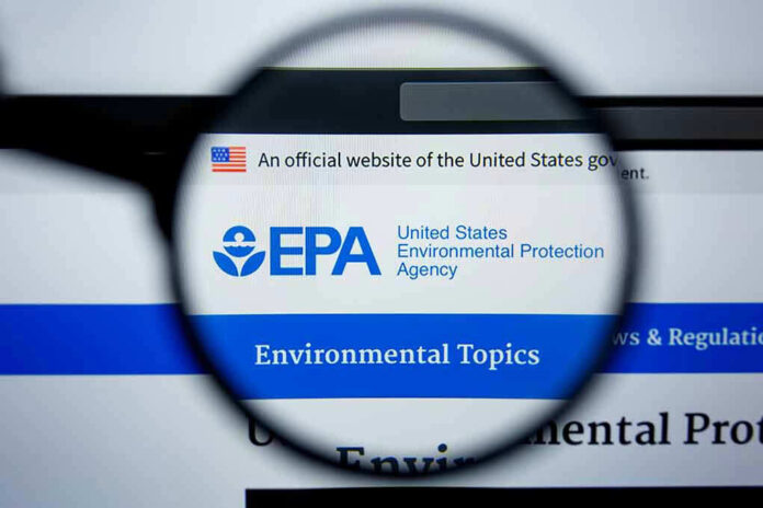 EPA website under magnifying glass
