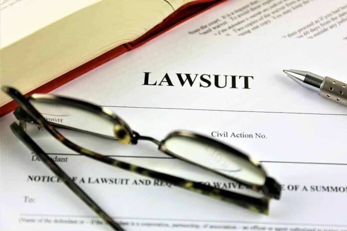 775833220 featured image Lawsuit document with glasses pen and book