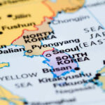 Asia on Edge: Trump-Kim Meeting ANNOUNCED! Map showing North and South Korea, Japan, and China.