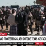 Tear Gas STRIKES CNN Report - Live on Air
