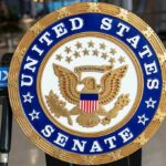 Seal of the United States Senate featuring an eagle and stars