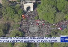 Federal Raid New York’s Most Dangerous Park! NYC committee discusses permanent gates for Washington Square Park