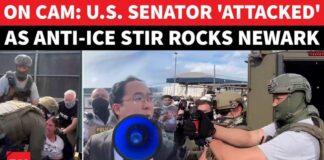 New Jersey On Boil: Sen. Andy Kim 'Attacked With Peppers' As Anti-ICE Protesters Clash With Fed Cops