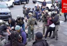 Anti-ICE Protestors Launch FRESH Attack! RAW VIDEO: Protesters & ICE Agents Clash Outside Delaney Hall Detention Center In Newark, New Jersey