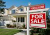 Governor Reveals Plan To ELIMINATE Property Taxes! Foreclosure sign in front of a house for sale