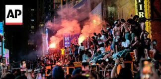 Celebrations erupt in New York after Knicks win first NBA championship in 53 years