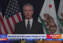 Newsom And Wife Under DOJ Investigation! Newsom says he, his wife are targets of Justice Department probe