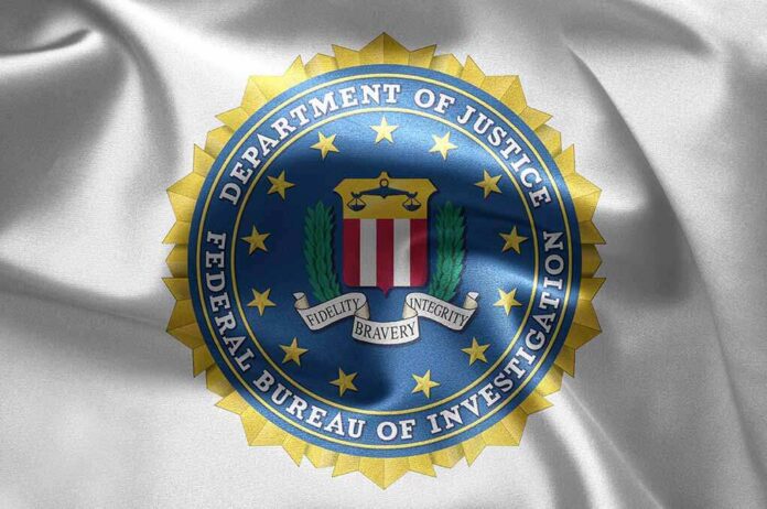 Fbi,In,Washington,Dc FBI seal on a textured background