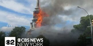 Community vows to rebuild after fire destroys landmarked Brooklyn church