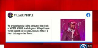 BREAKING: Village People announce death of lead singer
