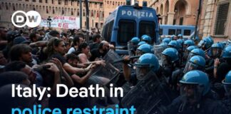 Anger in Italy after Moroccan man dies during arrest | DW News