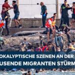 CHAOS IN CEUTA: Thousands of migrants storm Spanish enclave – Reception centers collapse