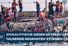 CHAOS IN CEUTA: Thousands of migrants storm Spanish enclave – Reception centers collapse