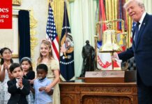 Trump Rings Wall Street Bell in HISTORIC Opening BREAKING NEWS: Trump Rings NYSE & Nasdaq Opening Bells To Celebrate 'Trump Accounts' Launch
