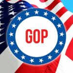 Leftist Couple Pleads Guilty to Defacing GOP Headquarters with Feces! GOP emblem over American flag