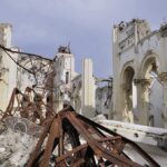 Muslim Mayor Wants to Turn Centuries Old Church into Mosque Interior view of a destroyed building with collapsed arches and debris