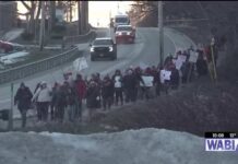 Nurses ABANDON Hospital Posts During Anti-ICE Protests Eastern Maine Medical Center nurses hold vigil as contract negotiations continue