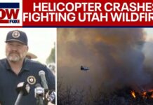 Rescue Mission Turns Fatal – Helicopter CRASHES! BREAKING: Helicopter crashes while battling wildfires in Utah