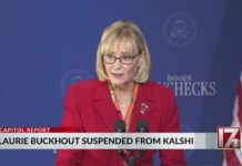 Candidate BANNED After Disgraceful Scheme Caught NC-01 Congressional District GOP candidate Laurie Buckhout placed Kalshi bets on herself
