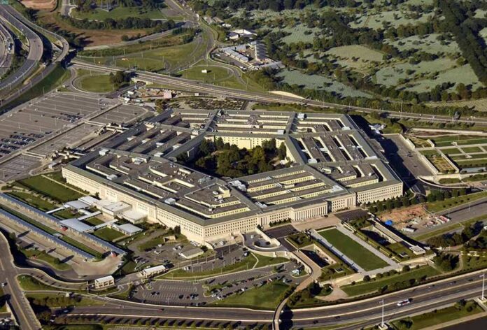 shutterstock_1210283029 Pentagon building seen from above