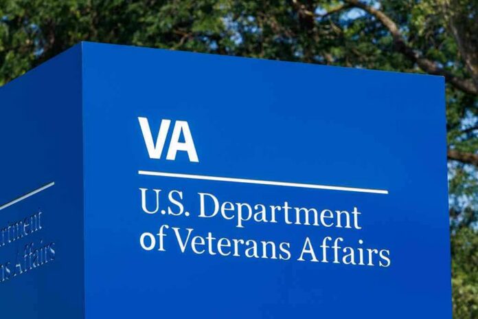 VA sign for U.S. Department of Veterans Affairs