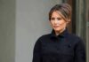 Deport Melania – GOP Congressman Doubles Down Melania Trump in a black coat looking to the side