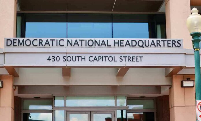 Entrance to Democratic National Headquarters building