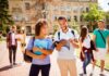 College Prof PEE’s on Students Backpack – Campus Explodes College students walking on campus with books and backpacks