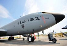 US Scrambles to Pull Off ‘Urgent’ Evacuation of Bombers U.S. Air Force tanker aircraft on display at an airfield